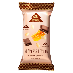 Cedar Comet Classic Sugar-Free / Siberian Candies / Bar / 40 g