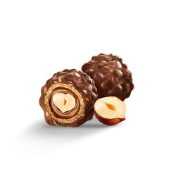 KOR ARTPASSION SPHERES WITH WHOLE HAZELNUT KOR ARTPASSION SPHERES WITH WHOLE HAZELNUT
