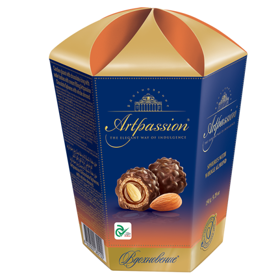 KOR ARTPASSION SPHERES WITH WHOLE ALMOND KOR ARTPASSION SPHERES WITH WHOLE ALMOND