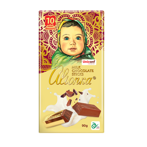 ALIONKA MILK CHOCOLATE STICKS