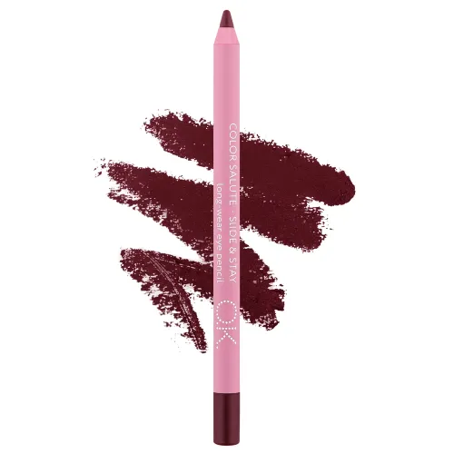Long-lasting OK BEAUTY COLOR SALUTE SLIDE & STAY Eyeliner Burgundy Long-lasting OK BEAUTY COLOR SALUTE SLIDE & STAY Eyeliner Burgundy