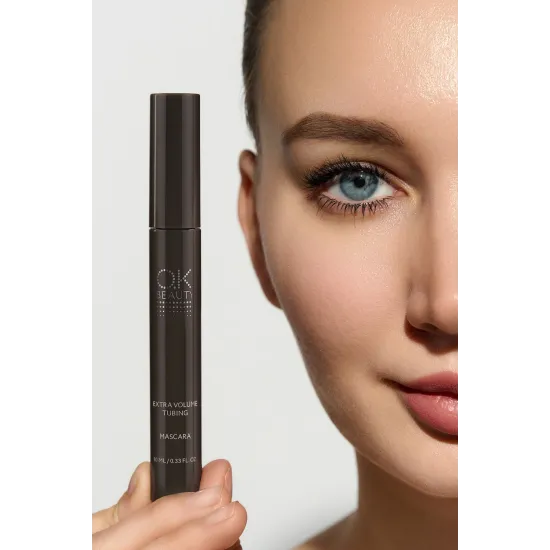 Thermo-mascara with volume effect OK BEAUTY / OK BEAUTY EXTRA VOLUME TUBING MASCARA tone Black Thermo-mascara with volume effect OK BEAUTY / OK BEAUTY EXTRA VOLUME TUBING MASCARA tone Black