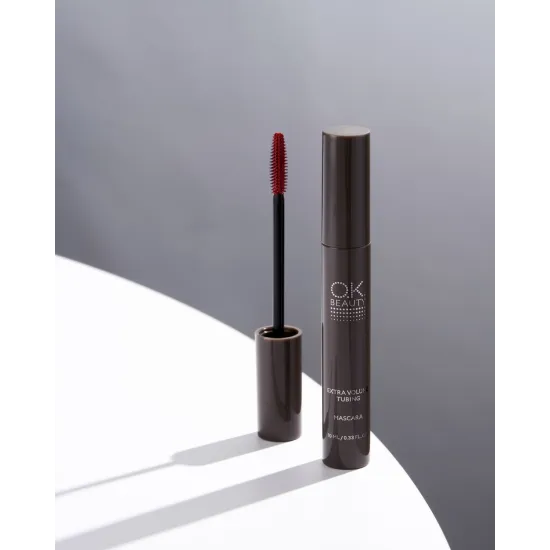 Thermo-mascara with volume effect OK BEAUTY / OK BEAUTY EXTRA VOLUME TUBING MASCARA tone Burgundy Thermo-mascara with volume effect OK BEAUTY / OK BEAUTY EXTRA VOLUME TUBING MASCARA tone Burgundy