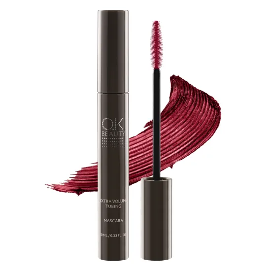 Thermo-mascara with volume effect OK BEAUTY / OK BEAUTY EXTRA VOLUME TUBING MASCARA tone Burgundy Thermo-mascara with volume effect OK BEAUTY / OK BEAUTY EXTRA VOLUME TUBING MASCARA tone Burgundy