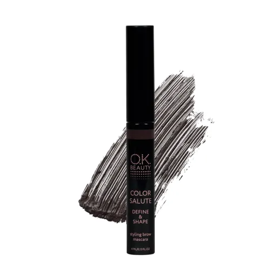 Tint mascara for volume and fixing eyebrows OK BEAUTY DEFINE & SHAPE shade ASH 4 ml Tint mascara for volume and fixing eyebrows OK BEAUTY DEFINE & SHAPE shade ASH 4 ml